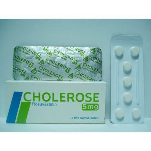 CHOLEROSE 5 MG 14 TAB