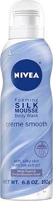 NIVEA FOAMING MOUSSE BODY WASH CREAM SOFT 192G