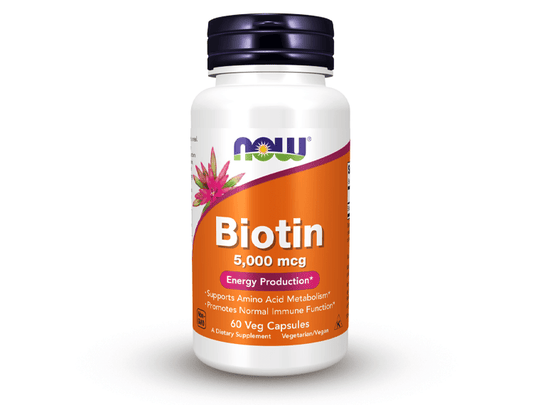 NOW BIOTIN 5000MCG 60CAP