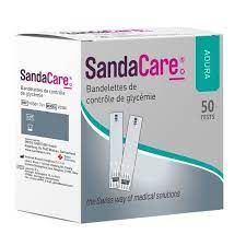SANDA CARE ADURA شرائط قياس السكر (استخدام صيدلي)
