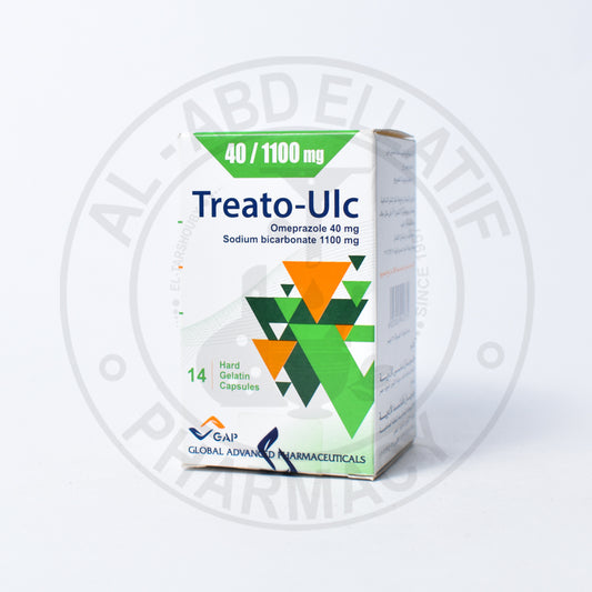TREATO-ULC 40/1100MG 14 CAPS