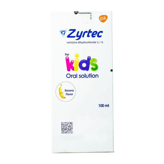 ZYRTEC 0.1% SYRUP 100ML