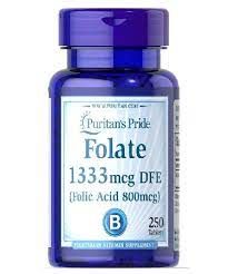 PURITANS PRIDE FOLATE 1333MCG DFE FOLIC 250TAB