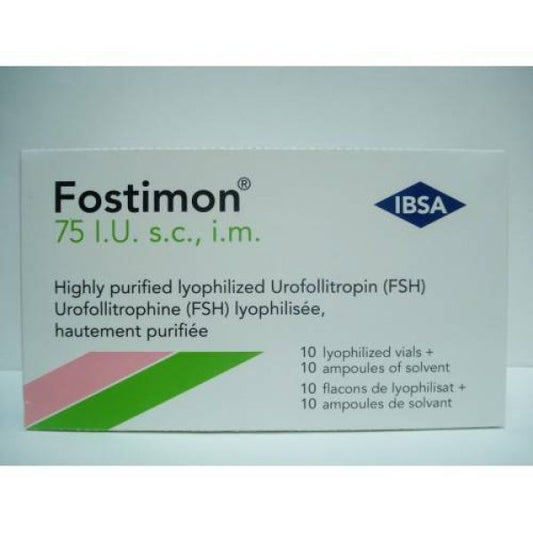 Fostimon 75 I.U 1 Vial + 1 Amp Solvent