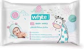 مناديل بيضاء للأطفال 20 منديلًا