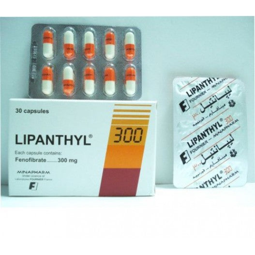 LIPANTHYL 300 MG 30 CAP