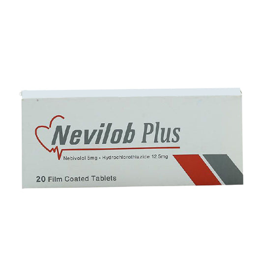 NEVILOB PLUS 5/12.5 MG 20 TAB
