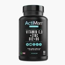 Acti Vitamins C D B6+B12+Zinc F/Man 90Tab