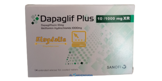 DAPAGLIF PLUS XR 10MG/1000MG 14 F.C. TABS