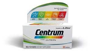 CENTRUM LUTEIN ADULT A TO ZINC 100TAB