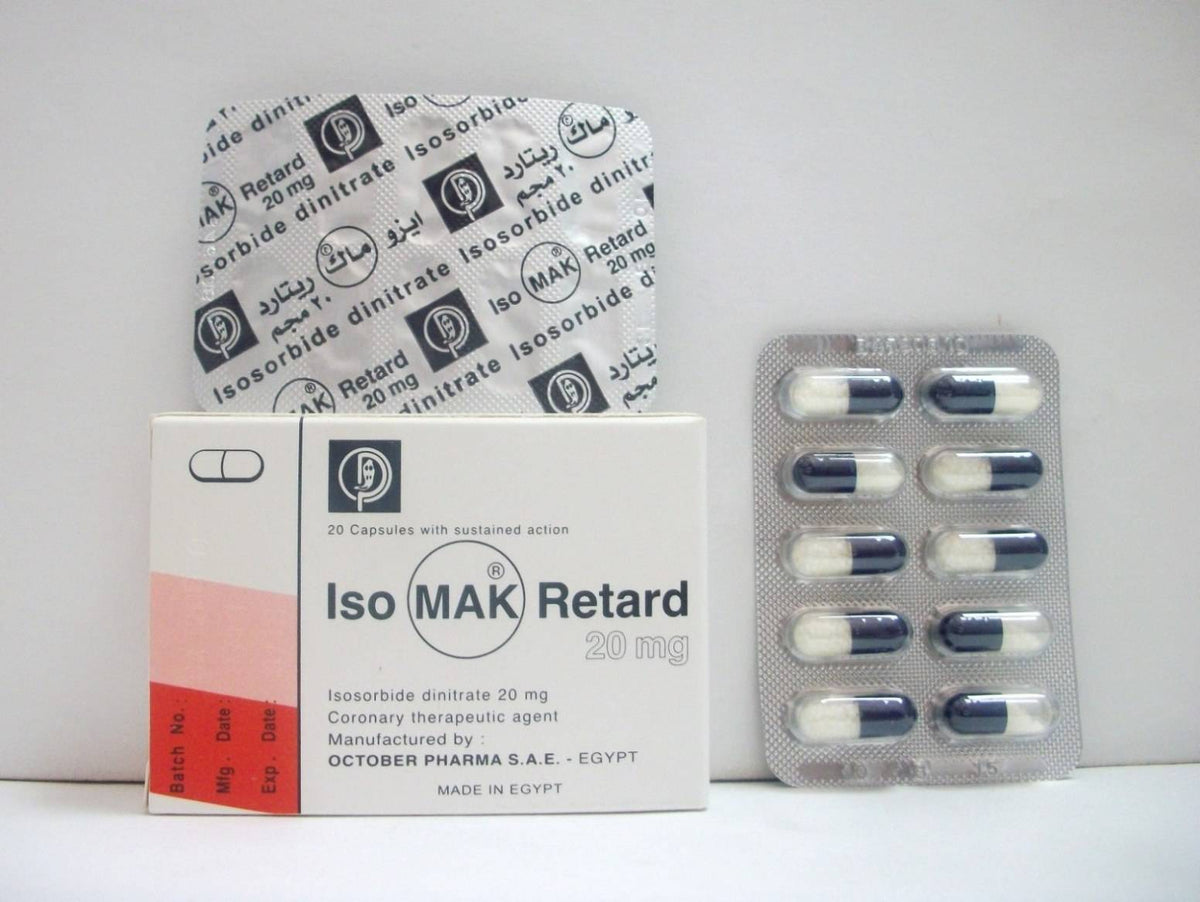 Isomak ISOMAK RETARD 20 MG 20 CAP – Doctor M Pharmacy