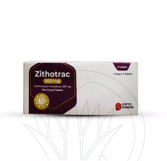 ZITHOTRAC 500 MG 3 TAB