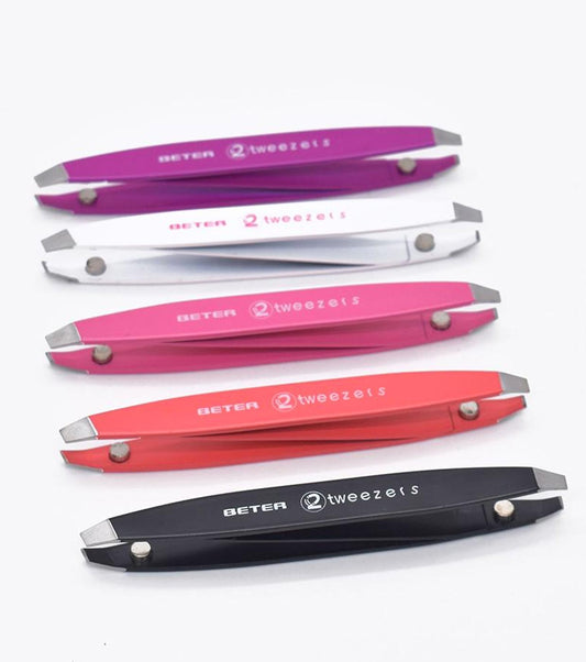 BETER HAIR REMOVAL TWEEZERS ملقاط بفرشاة (90227)