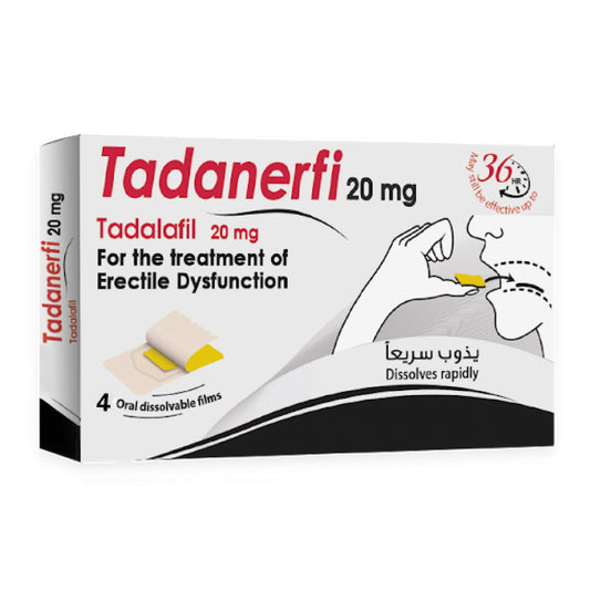 TADANERFI 20MG 4 FILMS