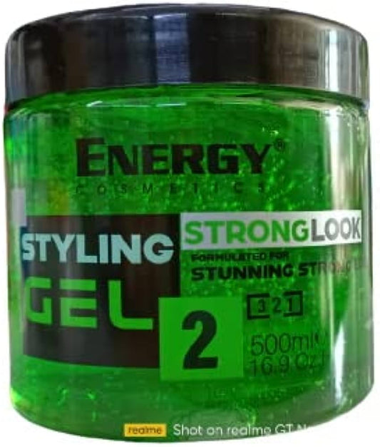 ENERGY STRONG LOOK STYLING GEL (2) 500ML اخضر