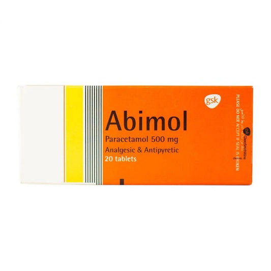 ABIMOL 500 MG 20 TAB