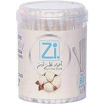ZI COTTON BUDS 120 BUDS اعواد قطن اذن بلاستيك