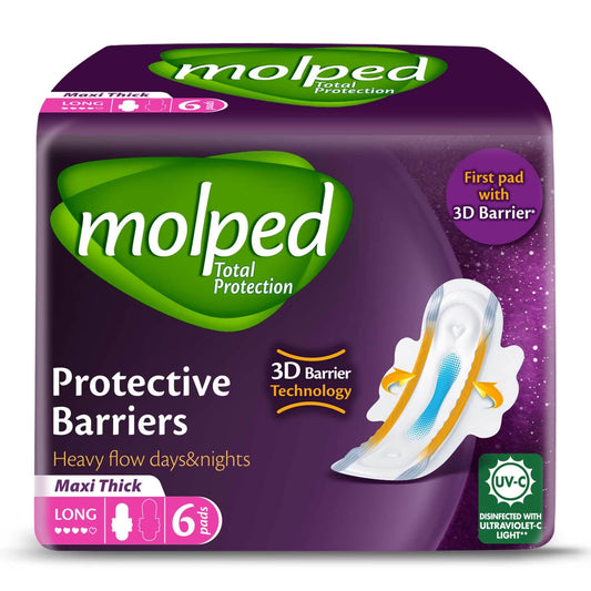 حواجز واقية طويلة من مولبد، 6 وسادات 6437