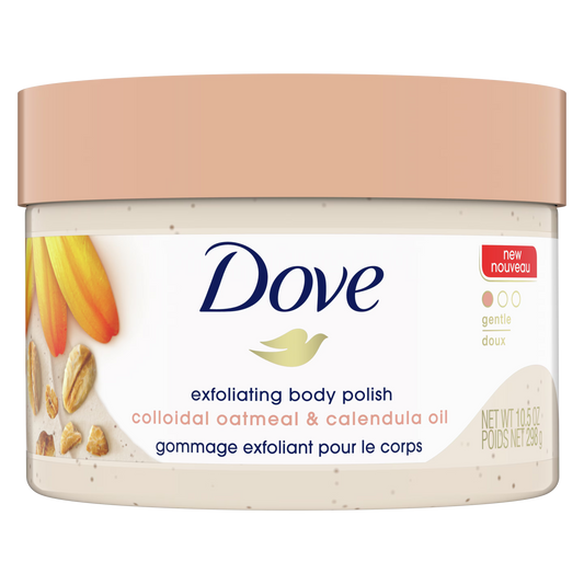 دوف لتلميع الجسم بالشوفان والآذريون 298 جرام