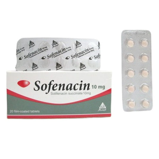 SOFENACIN 10 MG 20 TAB