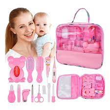 LA FRUTTA طقم ادوات العناية بالطفل 13 قطعة (بناتي)