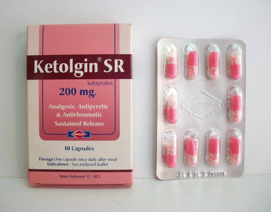 KETOLGIN SR 200 MG 10 CAP