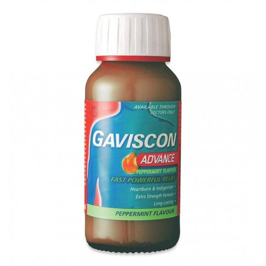 GAVISCON ADVANCE PEPPERMINT SYRUP150 ML