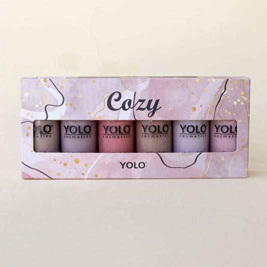 مجموعة طلاء أظافر يولو إصدار محدود (مريحة) 6 قطع