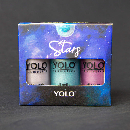 مجموعة طلاء أظافر يولو إصدار محدود (نجوم) 3 قطع