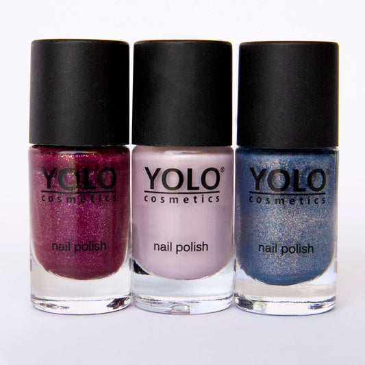 مجموعة طلاء أظافر يولو إصدار محدود (دازل) 3 قطع
