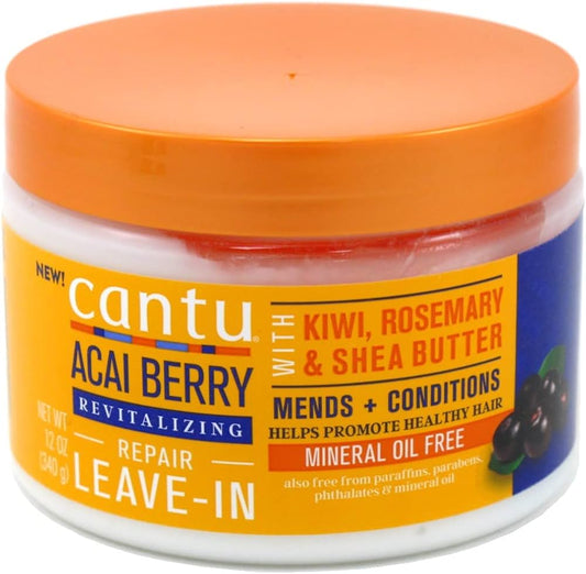 CANTU ACAI BERRY LEAVE-IN REPAIR CREAM 340G