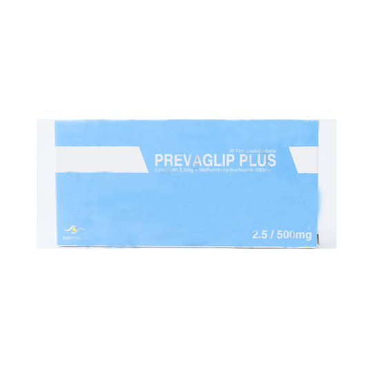 PREVAGLIP PLUS 2.5/500MG 30TAB