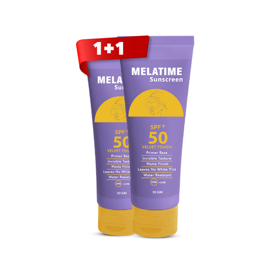 جل الحماية من الشمس ميلاتايم فيلفيت تاتش SPF50 50 جم (1+1) خصم