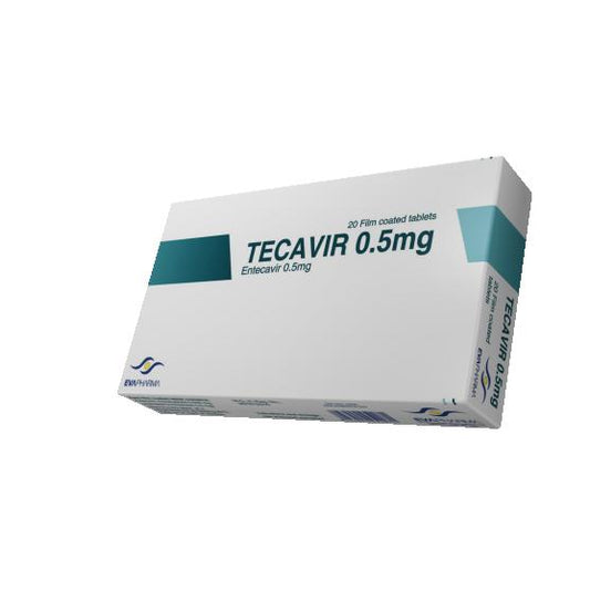 TECAVIR 0.5 MG 30 TAB