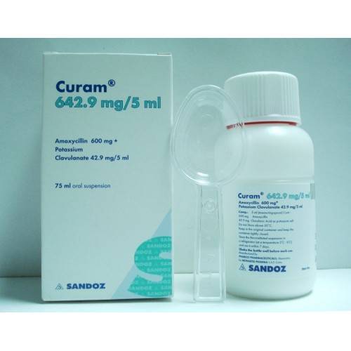 CURAM 642.9MG / 5ML SUSP 75 ML