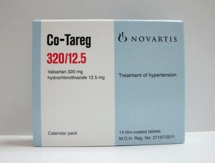 CO-TAREG 320 / 12.5 MG 14 TAB