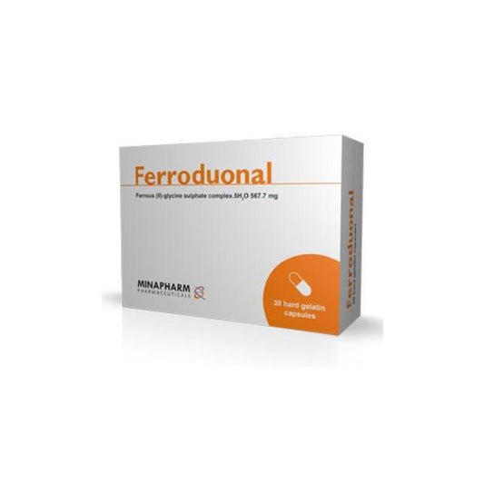FERRODUONAL 100 MG 30 CAP