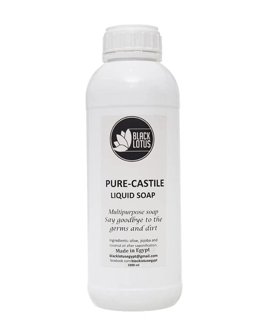 BLACK LOTUS PURE CASTILE SOAP 1 LITER