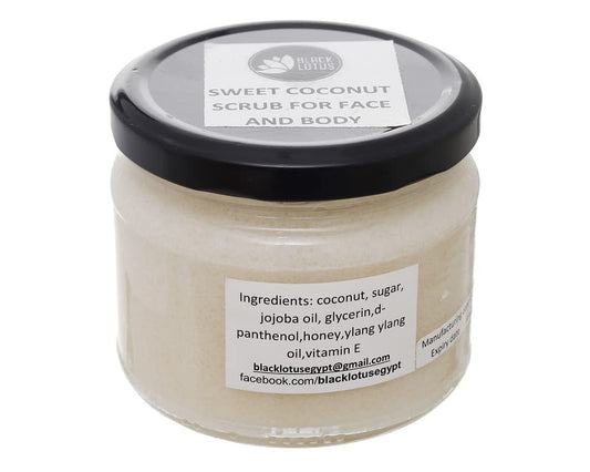 مقشر الجسم بلاك لوتس بملح البحر وإبرة الراعي 250 مل