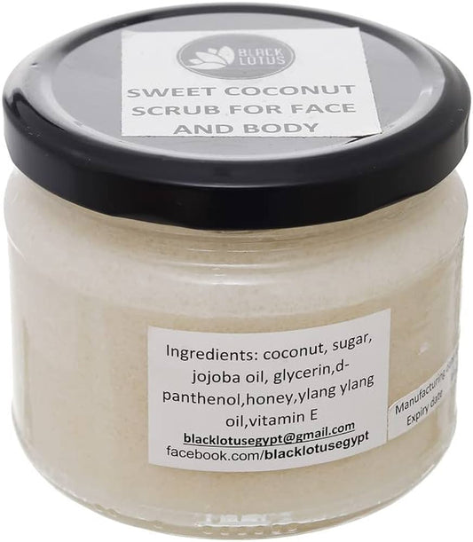 مقشر الجسم والوجه بلاك لوتس بجوز الهند 250 مل