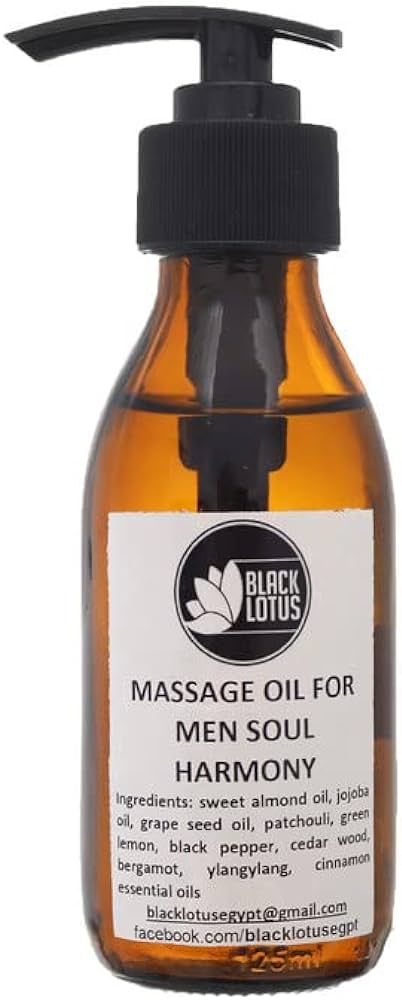 BLACK LOTUS OIL MASSAGE RELAXING OIL 125ML