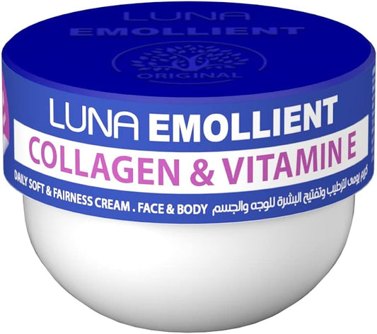 LUNA EMOLLIENT COLLAGEN&VITAMIN E CREAM 50GM