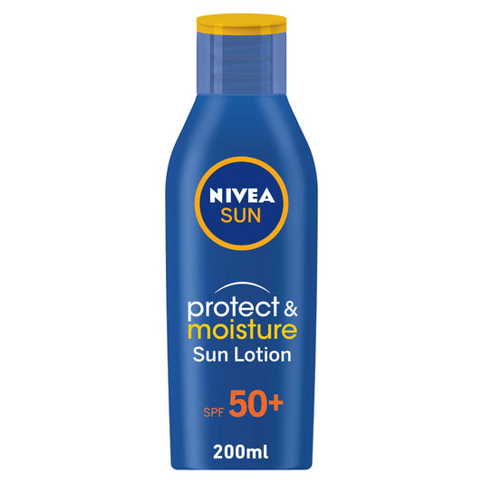 NIVEA SUN LOTION PROTECT&MOIST SPF50 200ML OFF20