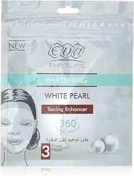 EVA WHITE PEARL TONING ENHANCER 3 SHEET MASKS
