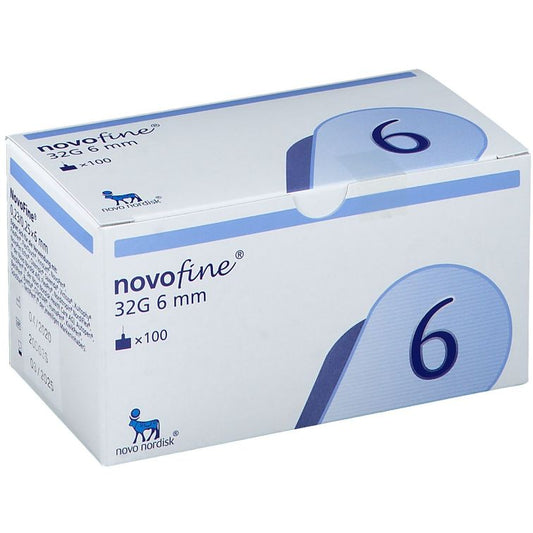 NOVOFINE 31G 0.25 X 6MM 100ST