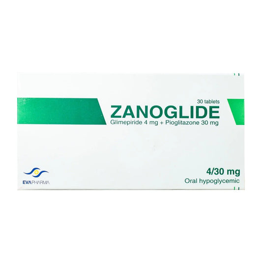 ZANOGLIDE 30/4 MG 30 TAB