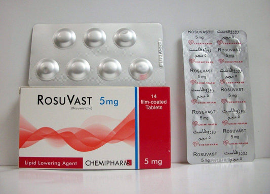 ROSUVAST 5 MG 14 TAB