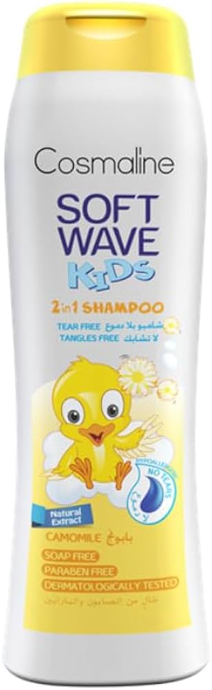 COSMALINE SOFT WAVE SH/ KIDS CAMOMILE 400ML