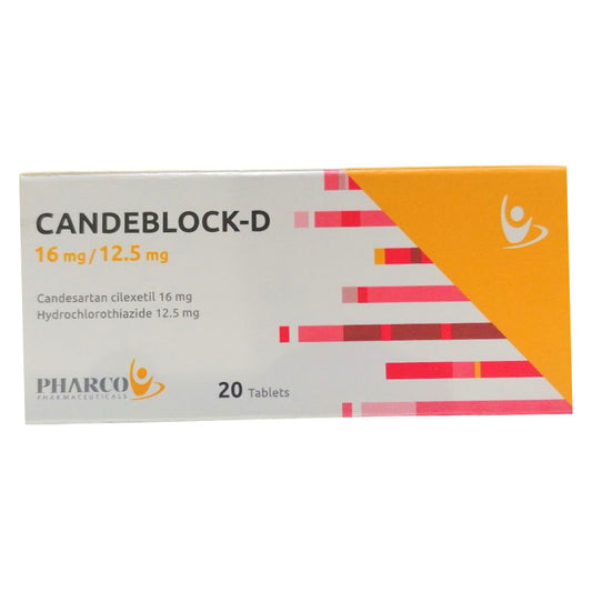 CANDEBLOCK- D 16/12.5MG 20 TAB