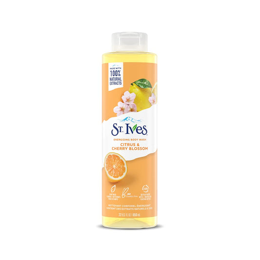 ST.IVES BODY WASH CITRUS&CHERRY BLOSSOM 650ML
